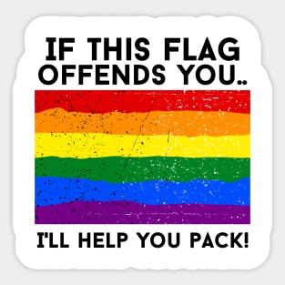 If This Flag Offends You.. Sticker